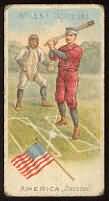 1901 English Will's Tobacco America Baseball
